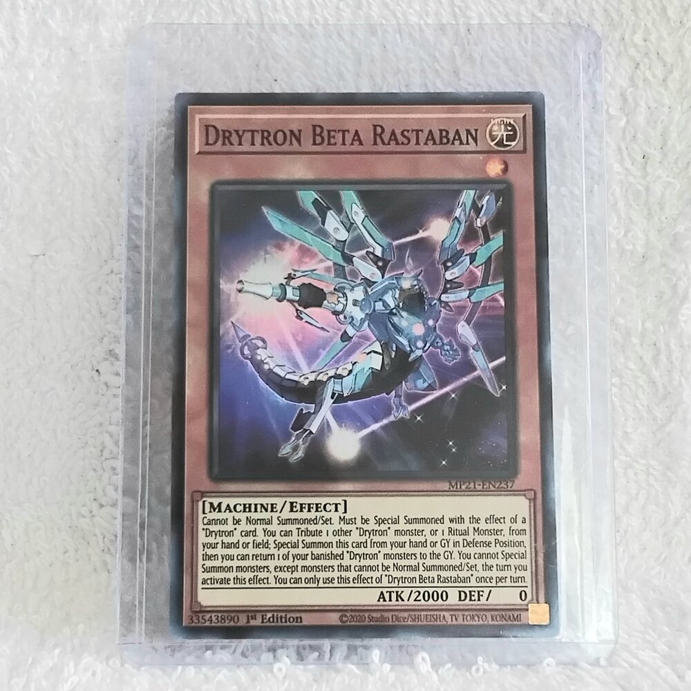 3/$25 Mint 2020 Yu-Gi-Oh! Drytron Beta... MP21-EN237 SR Holo 1st Edition Card!!